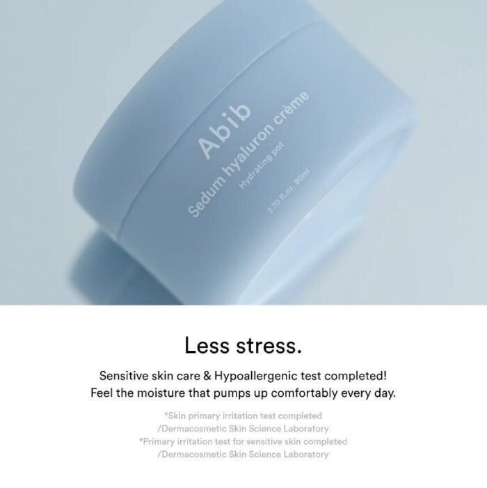 Abib Sedum Hyaluron Crème Hydrating Pot 80ml - EmpressKorea