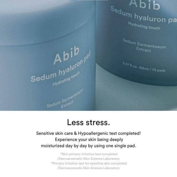 Abib Sedum Hyaluron Pad Hydrating Touch 165ml 75EA - EmpressKorea