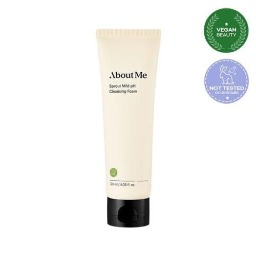 About Me Sprout Mild pH Cleansing Foam 120ml - EmpressKorea