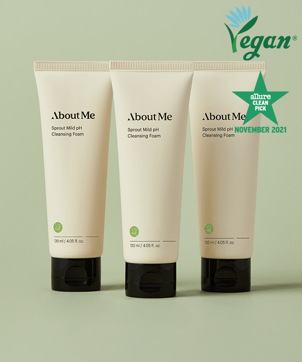 About Me Sprout Mild pH Cleansing Foam 120ml - EmpressKorea