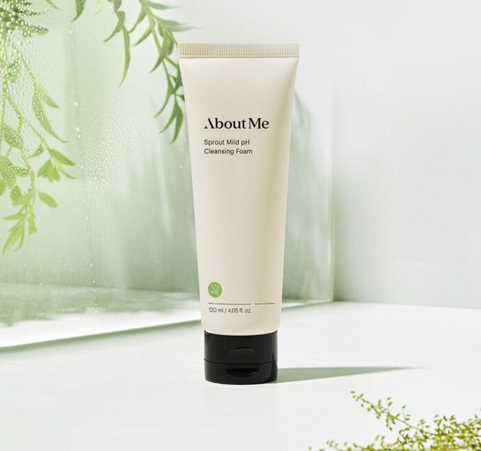 About Me Sprout Mild pH Cleansing Foam 120ml - EmpressKorea