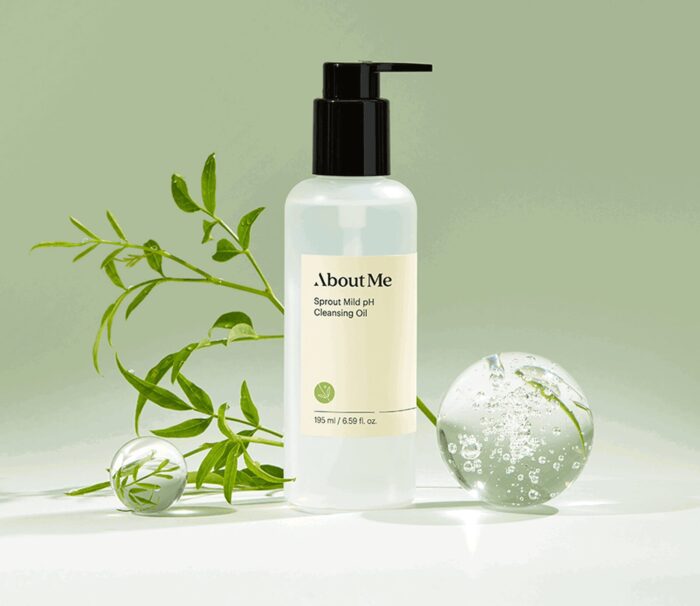 About Me Sprout Mild pH Cleansing Oil 195ml - EmpressKorea