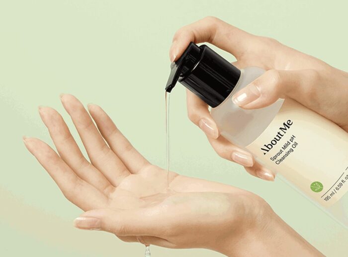 About Me Sprout Mild pH Cleansing Oil 195ml - EmpressKorea
