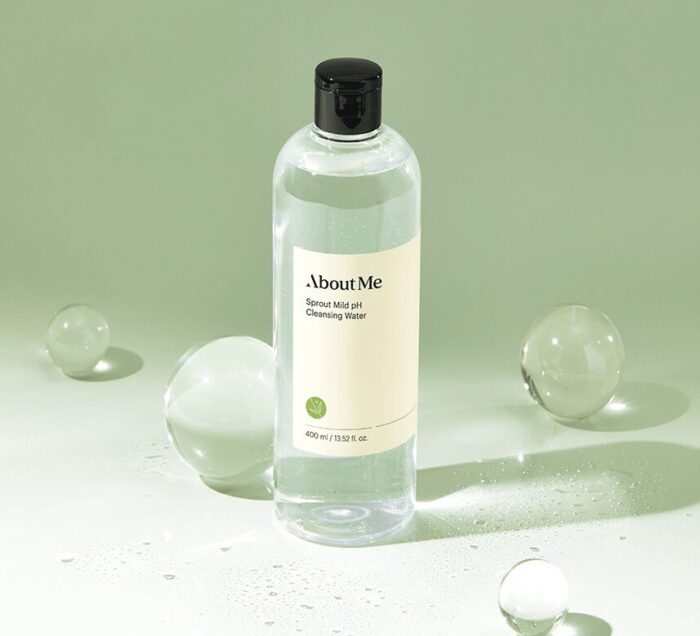 About Me Sprout Mild pH Cleansing Water 400ml - EmpressKorea