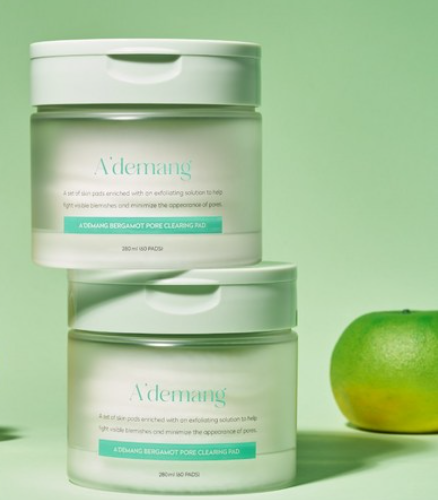 Ademang Bergamot Pore Clearing Toner Pad 60 sheets 280ml - EmpressKorea