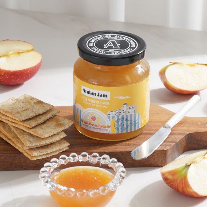 Andan Jam low-calorie apple jam, 380g - EmpressKorea