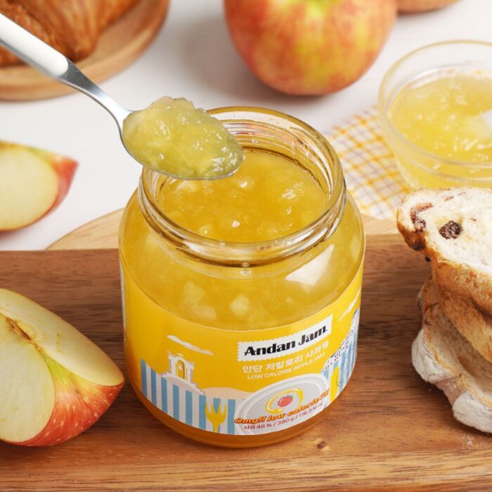 Andan Jam low-calorie apple jam, 380g - EmpressKorea
