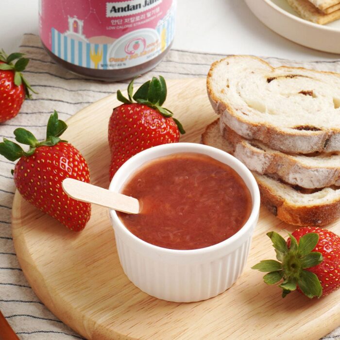 Andan Jam low-calorie strawberry jam, 380g - EmpressKorea