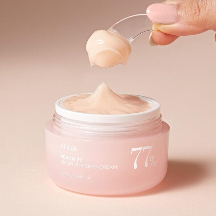 Anua PEACH 77 NIACIN ENRICHED CREAM 77% 50ml - EmpressKorea