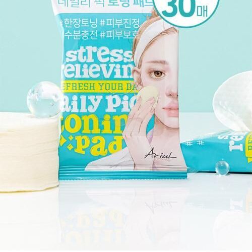 AriuL STRESS RELIEVIN DAILY PICK TONING PAD 30PCS - EmpressKorea
