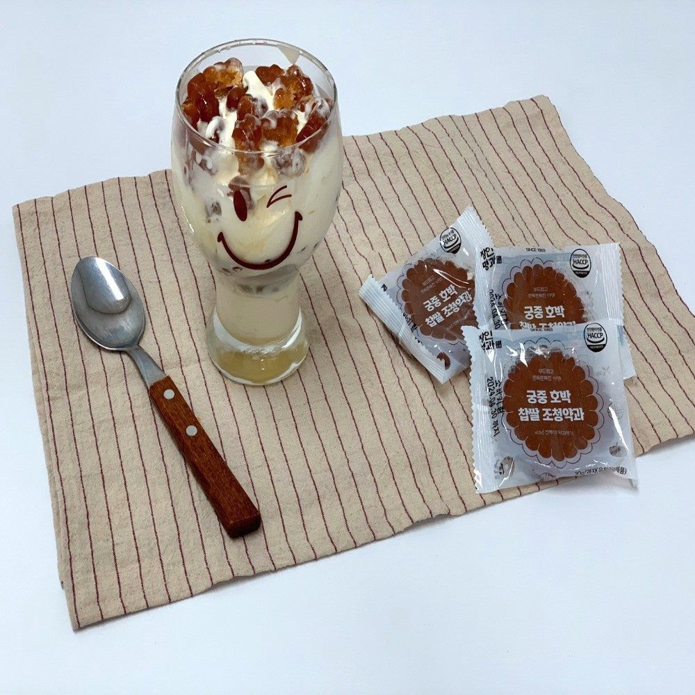 Artisan Myeonggwa Pumpkin Glutinous Rice Yakgwa 30g, 30 pieces - EmpressKorea