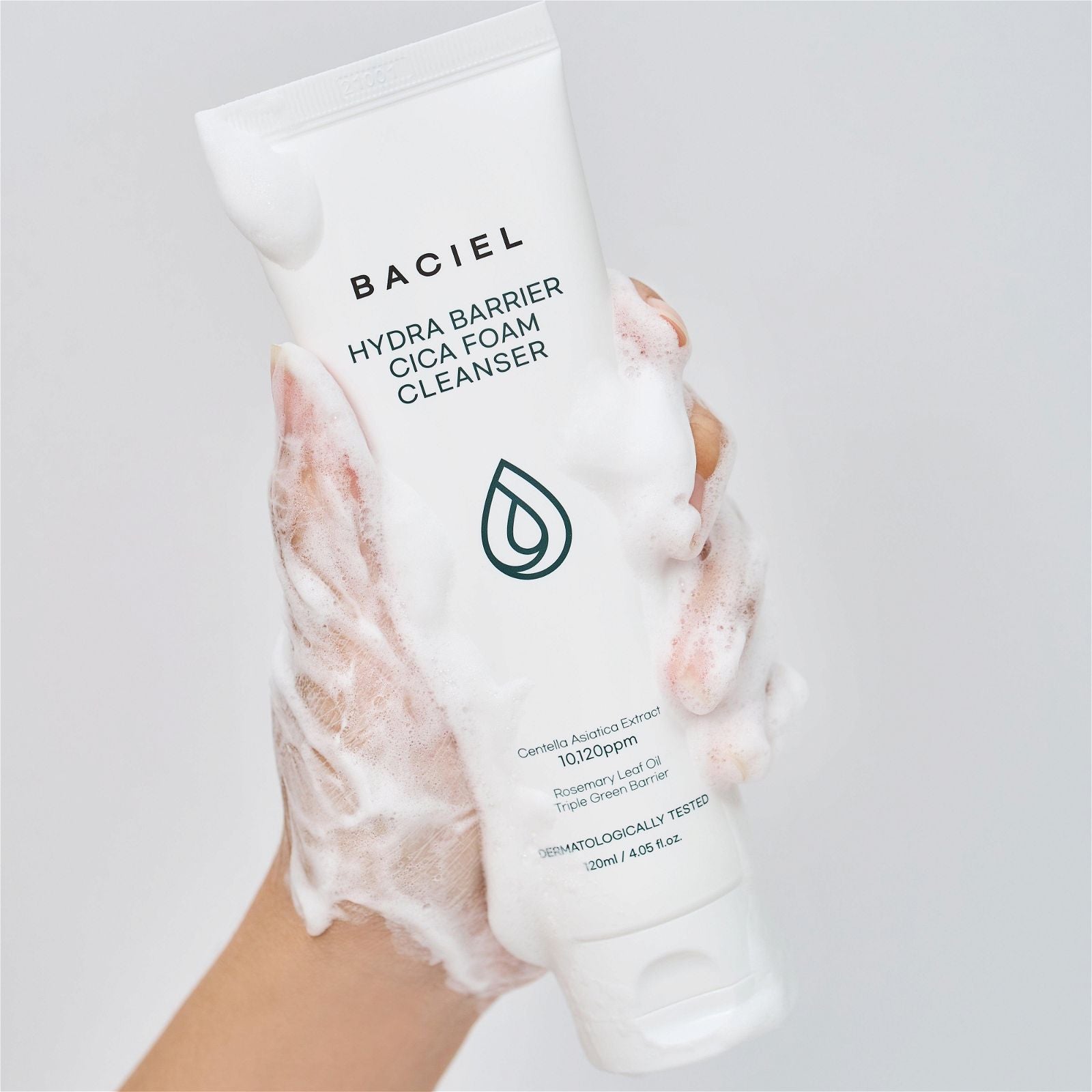 BACIEL Hydra Barrier Cica Foam Cleanser 120ml*2ea - EmpressKorea