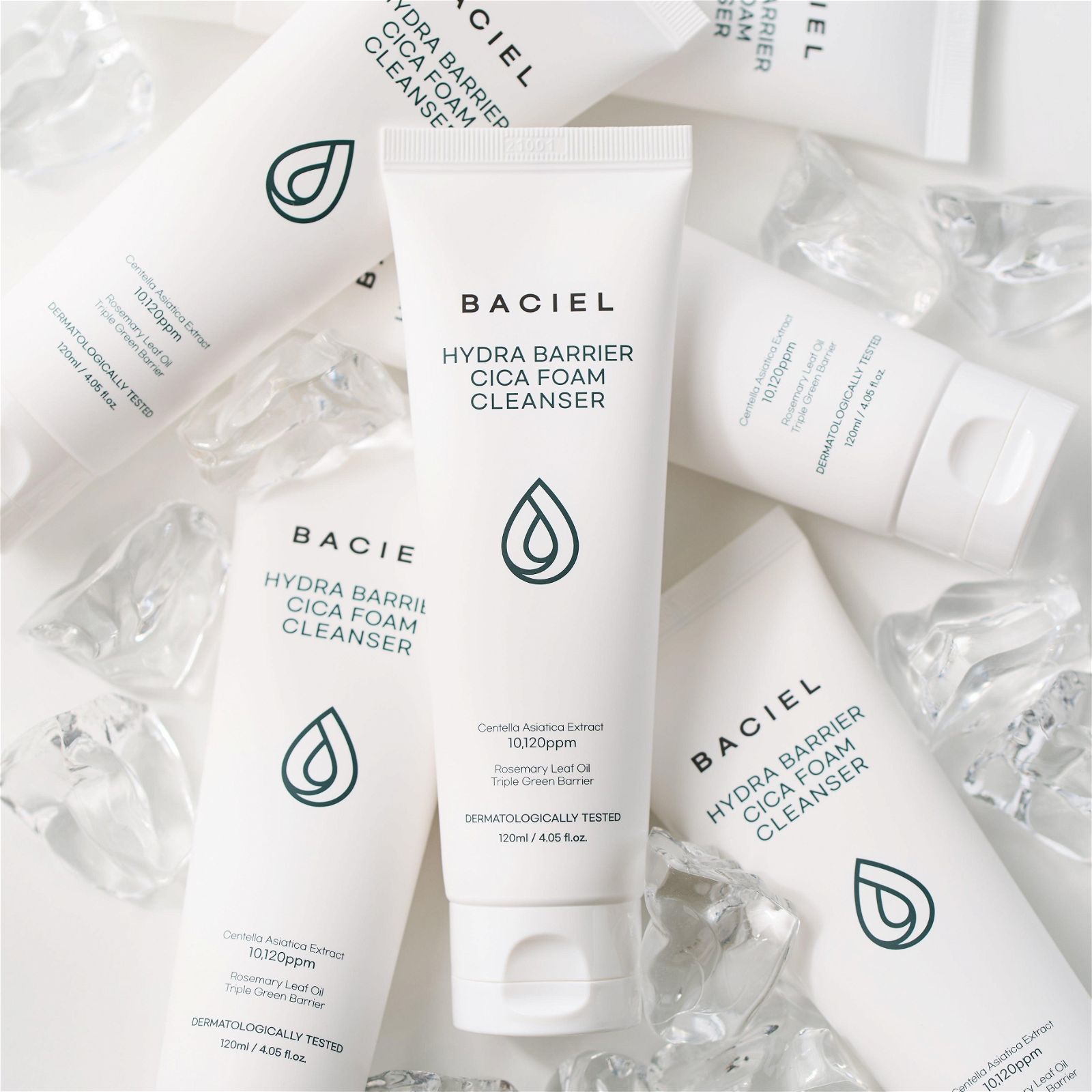 BACIEL Hydra Barrier Cica Foam Cleanser 120ml*2ea - EmpressKorea