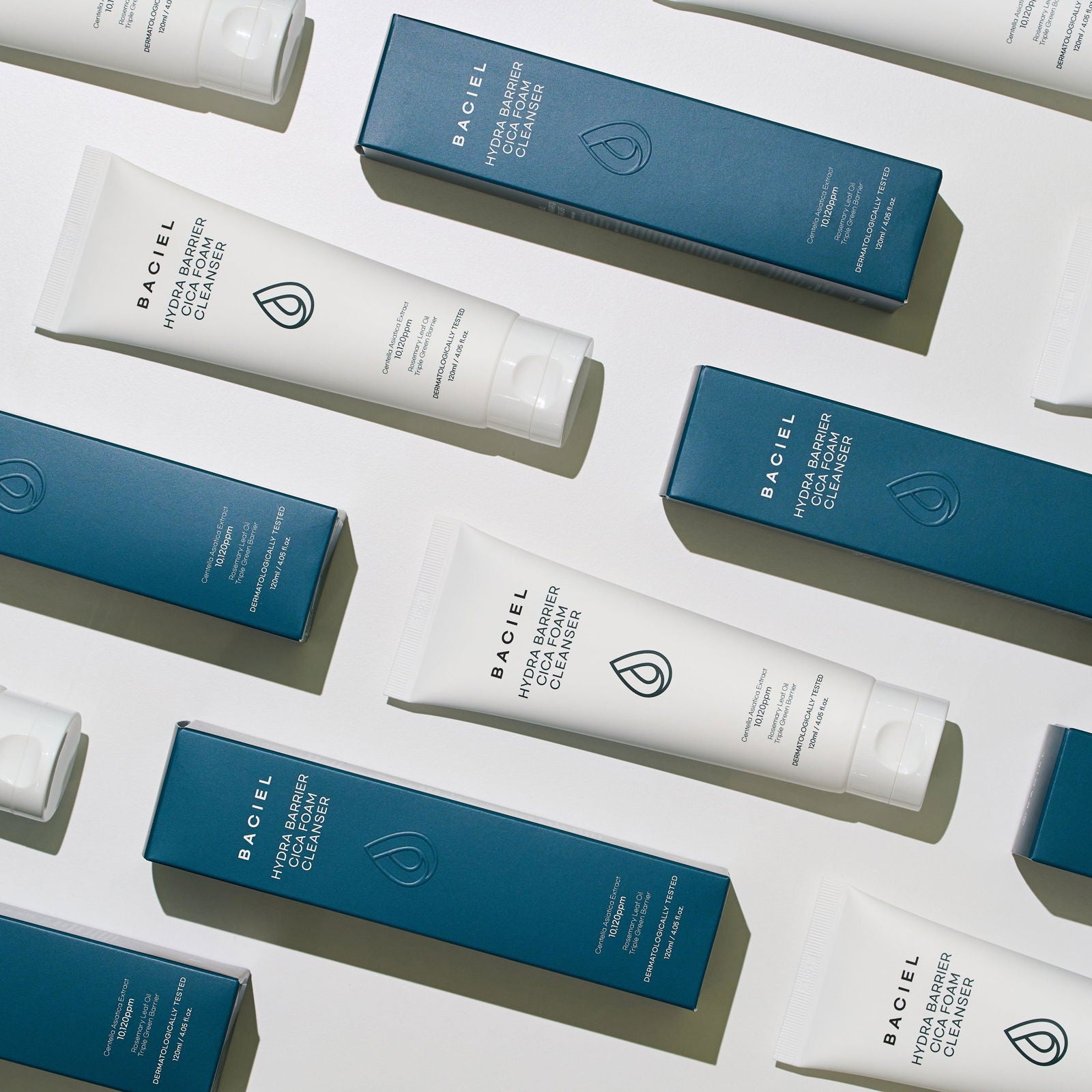 BACIEL Hydra Barrier Cica Foam Cleanser 120ml*2ea - EmpressKorea