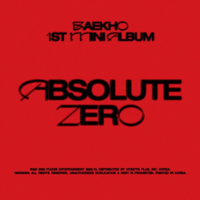 BAEKHO - 1st Mini Album: Absolute Zero - EmpressKorea
