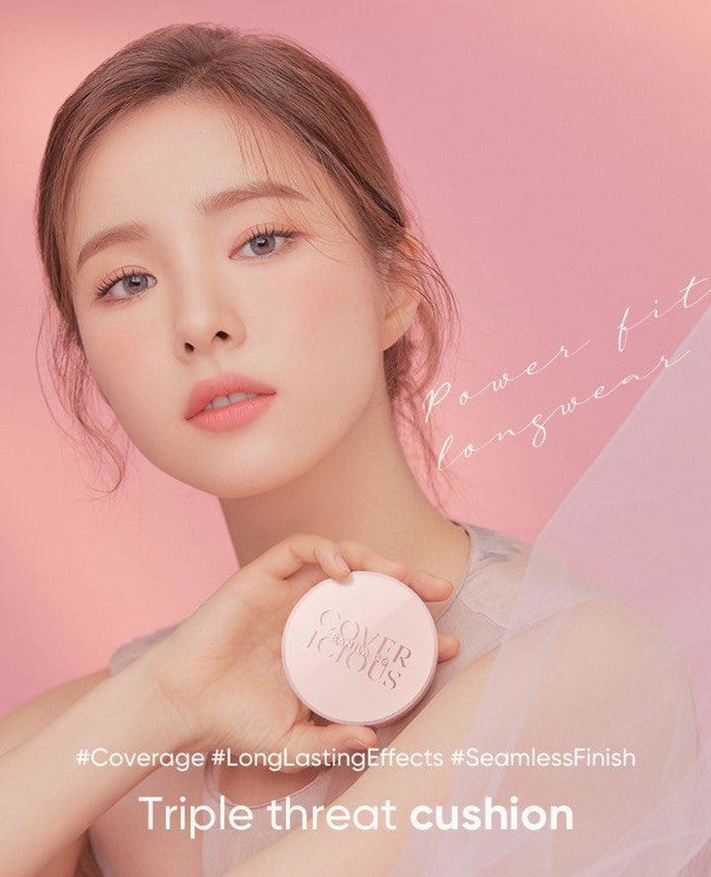 BANILA CO Covericious Power Fit Longwear Cushion (with Refill) SPF 38, PA++ (3 Colors) 14g - EmpressKorea