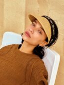 BBYB Raffia Sun Visor Cap (Natural) - EmpressKorea