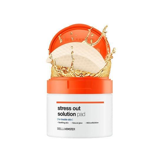 BELLAMONSTER Stress Out Solution Carrot Cica Pad 170ml 70EA - EmpressKorea