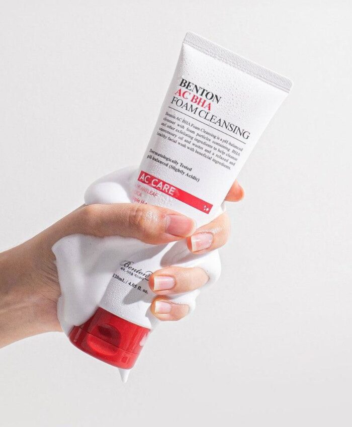 BENTON AC BHA Foam Cleansing 120ml - EmpressKorea