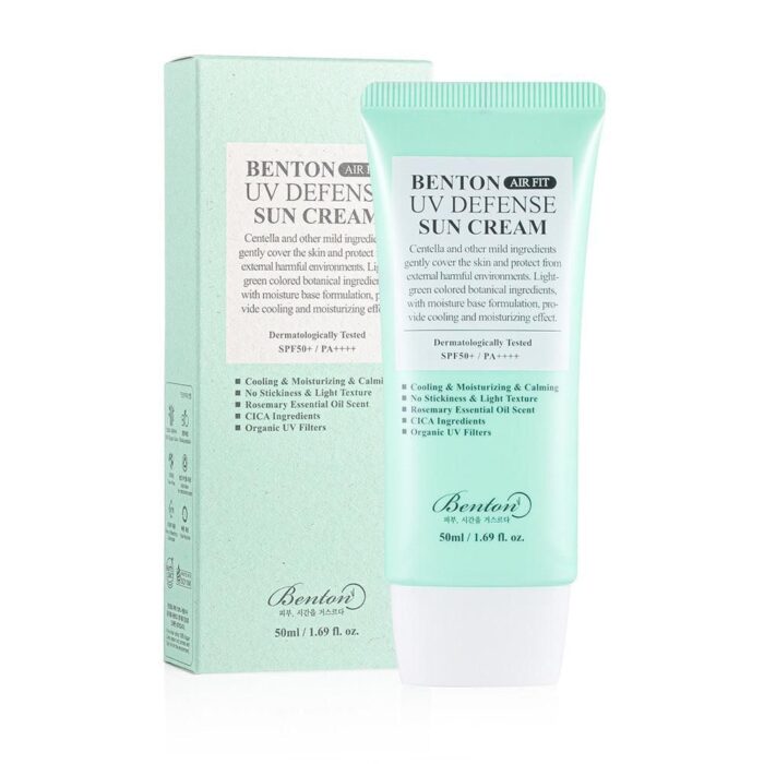 BENTON Air Fit UV Defense Sun Cream SPF 50+ PA++++ 50ml - EmpressKorea