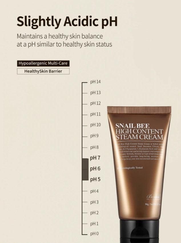 BENTON Snail Bee High Content Steam Cream 50g - EmpressKorea