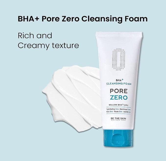 BE THE SKIN BHA+ Pore Zero Cleansing Foam 150g - EmpressKorea