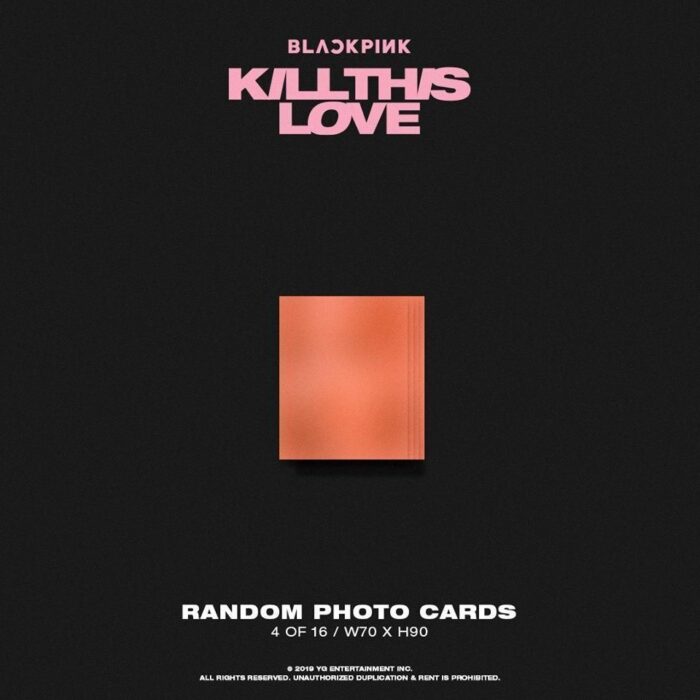 BLACKPINK - 2nd Mini Album: Kill This Love - EmpressKorea