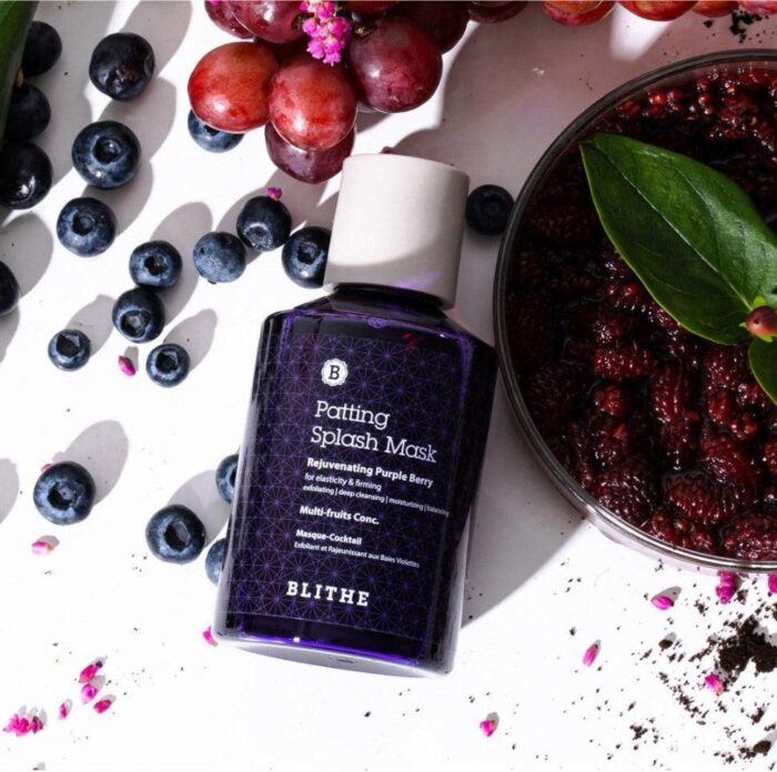 BLITHE Patting Splash Mask Rejuvenating Purple Berry 150ml - EmpressKorea