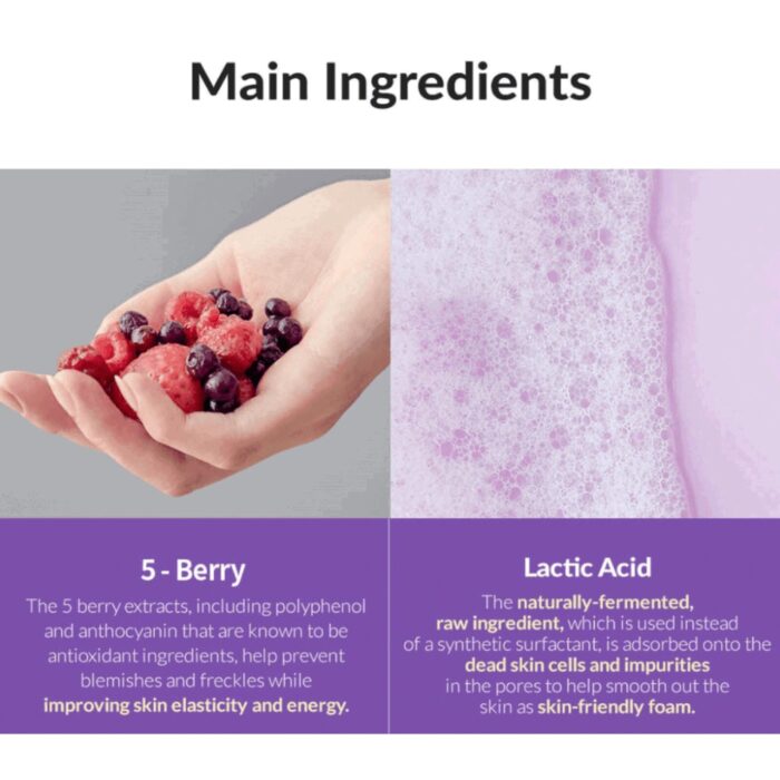 BLITHE Patting Splash Mask Rejuvenating Purple Berry 150ml - EmpressKorea