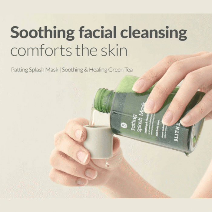 BLITHE Patting Splash Mask Soothing & Healing Green Tea 150ml - EmpressKorea