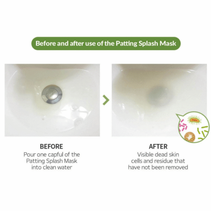 BLITHE Patting Splash Mask Soothing & Healing Green Tea 150ml - EmpressKorea