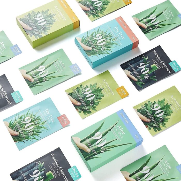 BRING GREEN 90% Fresh Mask (5 Types) 20g*10EA - EmpressKorea