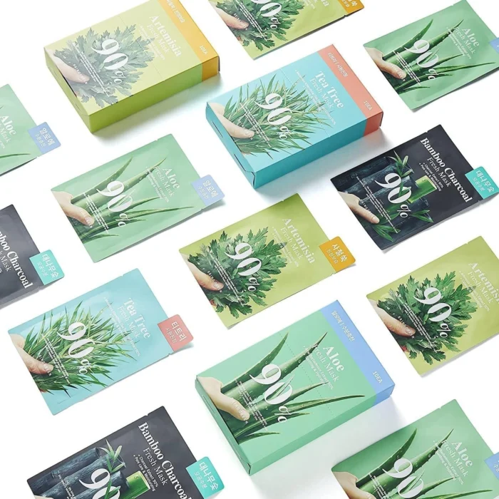 BRING GREEN 90% Fresh Mask (5 Types) 20g*10EA - EmpressKorea