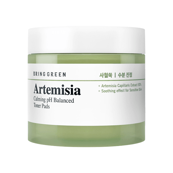BRING GREEN Artemisia Calming pH Balanced Toner Pads 150g 75EA - EmpressKorea