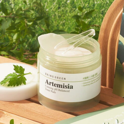 BRING GREEN Artemisia Calming pH Balanced Toner Pads 150g 75 Sheets - EmpressKorea