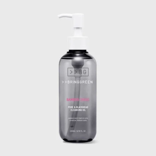BRING GREEN Bamboo Charcoal Pore and Blackhead Cleansing Oil 200ml - EmpressKorea