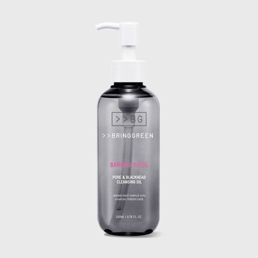 BRING GREEN Bamboo Charcoal Pore and Blackhead Cleansing Oil 200ml - EmpressKorea