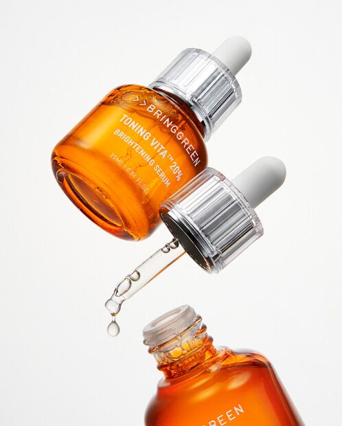 BRING GREEN Toning Vita 20% Light Serum 25ml - EmpressKorea