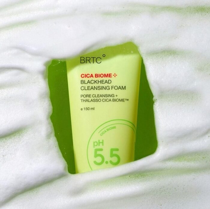 BRTC Cica Biome Blackhead Cleansing Foam 150ml - EmpressKorea