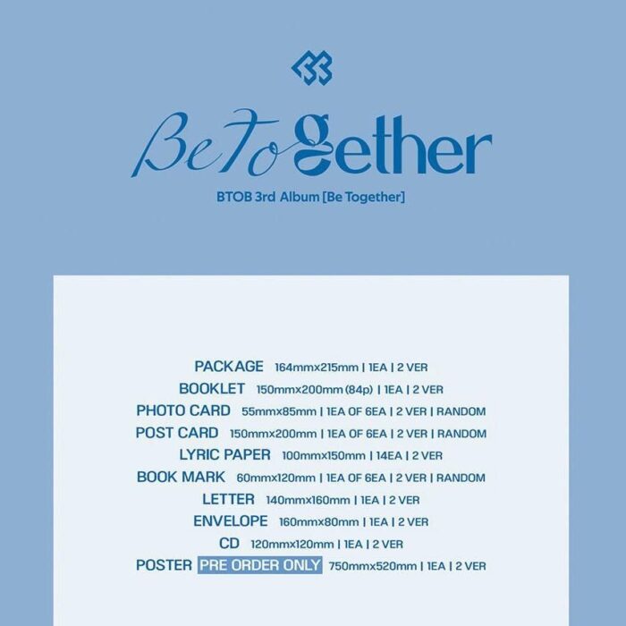 BTOB - 3rd Full Album: BE TOGETHER - EmpressKorea