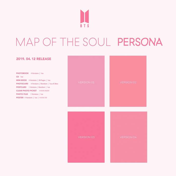 BTS - Map of the Soul: PERSONA - EmpressKorea
