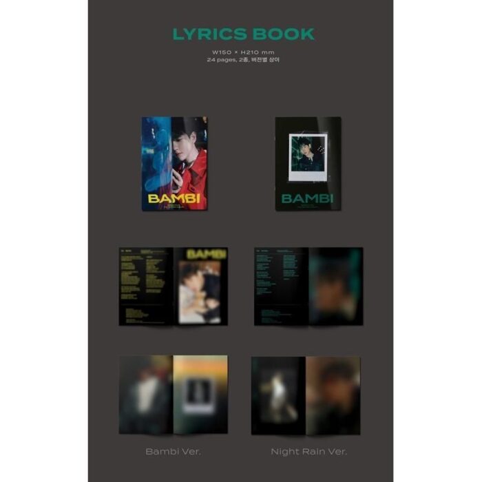 Baek Hyun - 3rd Mini Album: BAMBI (Photo Book Ver.) - EmpressKorea