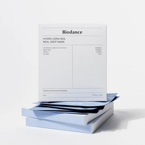 Biodance Hydro Cera-Nol Real Deep Mask Sheet 34g*4pcs - EmpressKorea