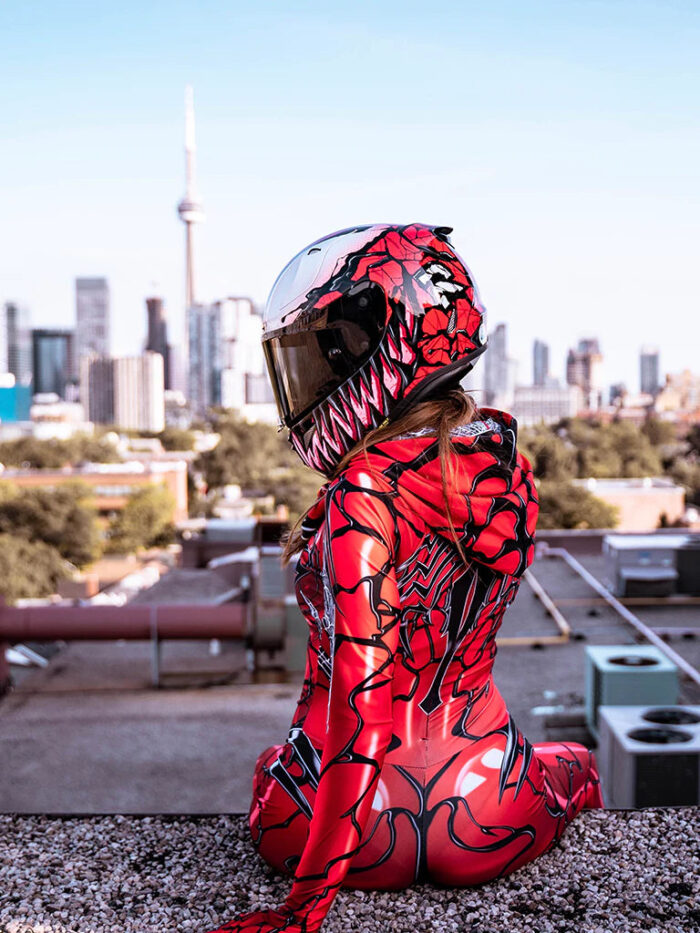 HJC RPHA 11 CARNAGE MARVEL MC1 Full-Face Helmet - Image 5
