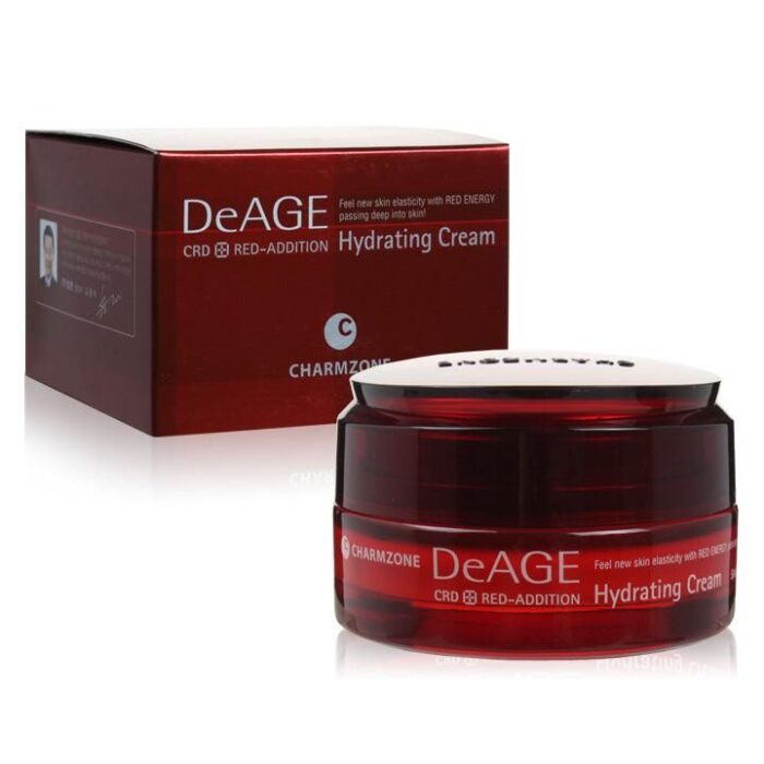 CHARMZONE DeAge Red Addition Premium Hydrating Cream 50ml (Moisturizing Cream) - EmpressKorea