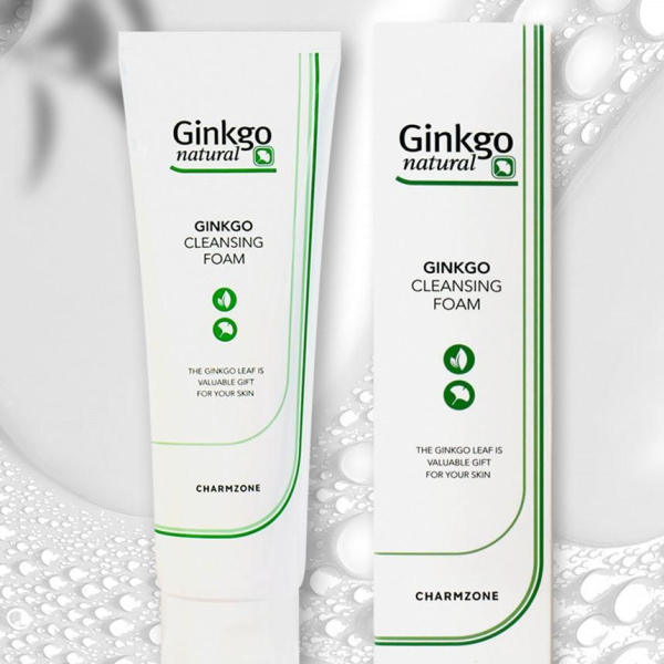 CHARMZONE Ginkgo Natural Ginkgo Cleansing Foam 180ml - EmpressKorea