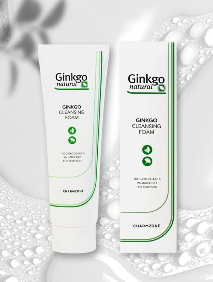 CHARMZONE Ginkgo Natural Ginkgo Cleansing Foam 180ml - EmpressKorea