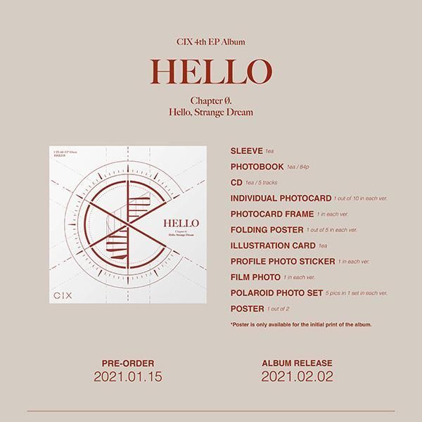 CIX - Hello Chapter Ø.: Hello, Strange Dream - EmpressKorea