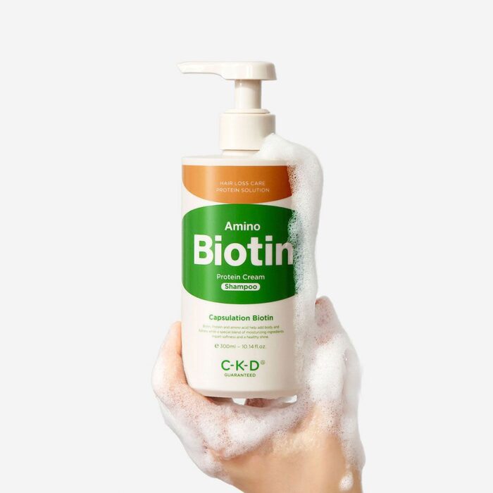 CKD Amino Biotin Protein Cream Shampoo 750ml - EmpressKorea
