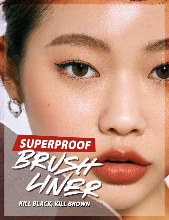 CLIO Superproof Brush Liner (2 Colors) 0.55ml - EmpressKorea